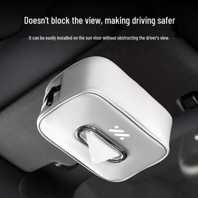 Compatible with Zhiji LS7/LS6/L7 Car: Tissue Box, Seat Hanging Tissue Pack, Armrest Box Tissue Bag