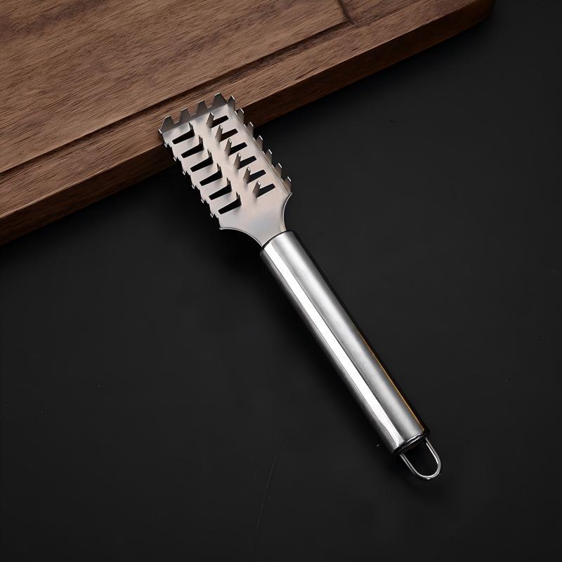 

Fish Scaler, Stainless Steel Fish Scaler Remover With Serrated Sawtooth No Mess Easily Remove Fish Scales A