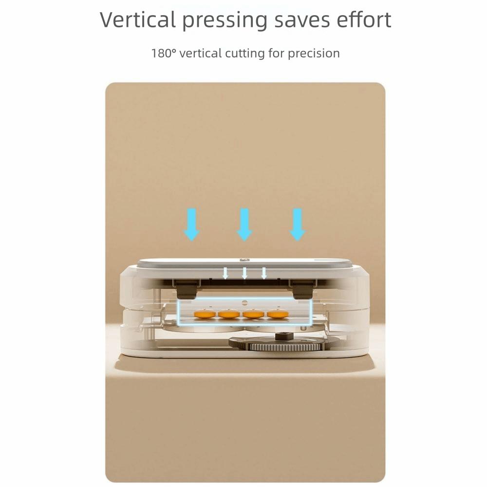 Dust-Proof Pill Storage Box with Cleaning Brush Daily Pill Splitter Cut Tablet Dispenser  Daily Use