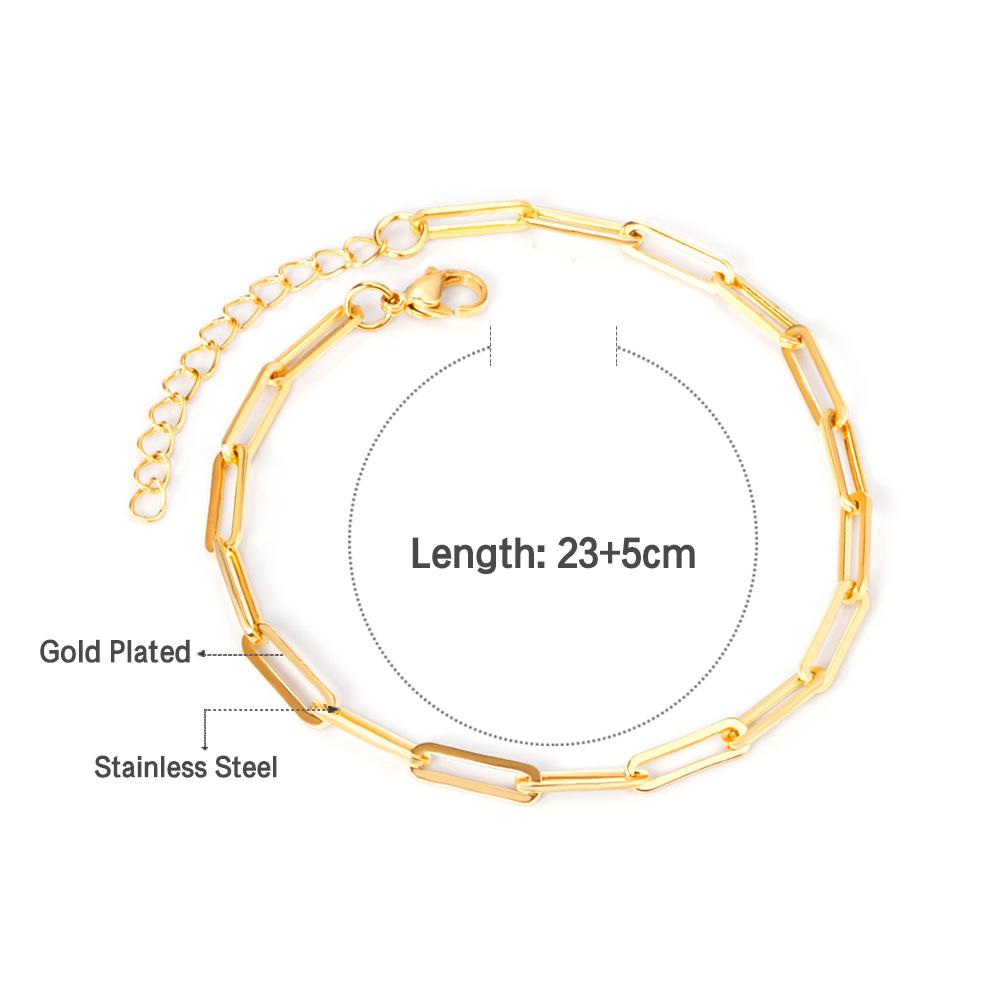 Fashionable Cross Ankle Bracelet Fade Resistant Minimalist Elegant Women Foot Jewelry