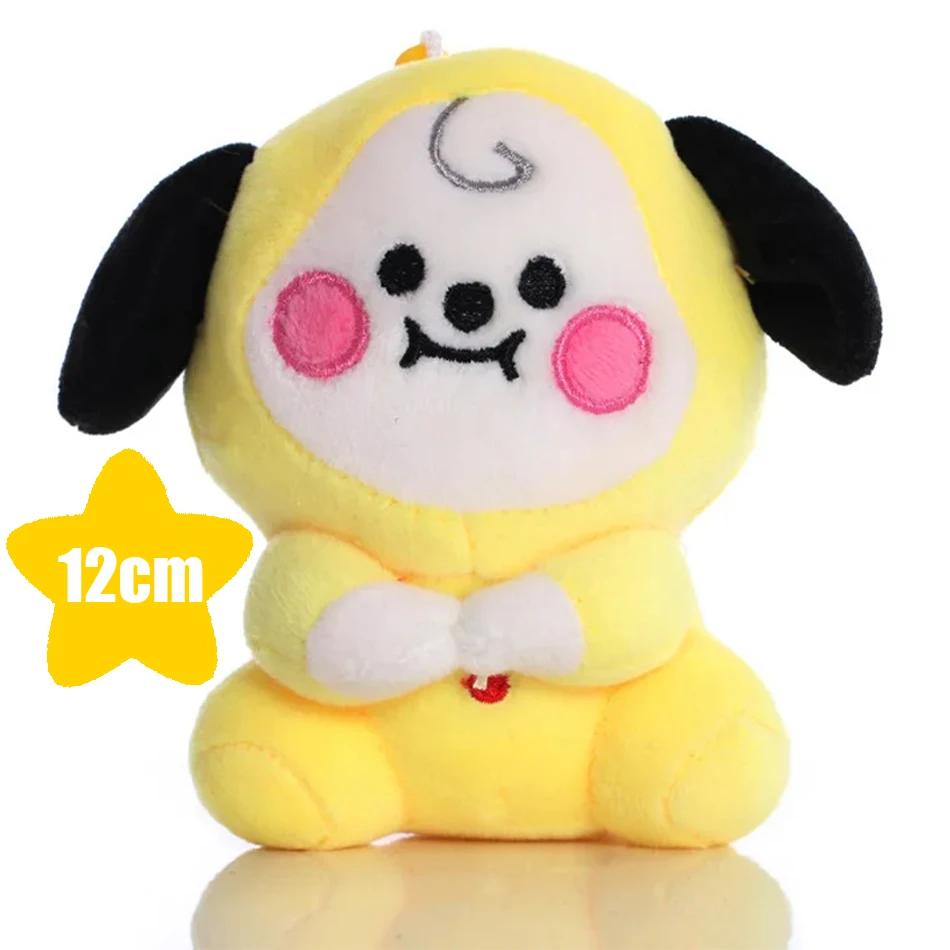 12-24cm Kawaii Cute Plush Mini Doll Bt2I Cartoon Plush Sheep Koala Love Biscuit Little Yellow Dog Plushs Doll Fun Fan Gifts