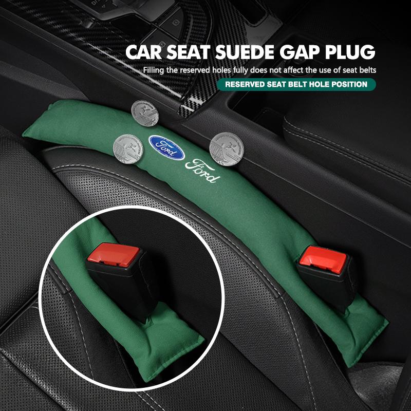 Car Styling Seat Gap Filler Soft Padding Suede Leak Pads Plug Auto Accessories For Ford mk2 mk3 Ranger Mondeo mk4 S-MAX Kuga