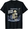 Lustiges Warten auf Teile Mechaniker Skelett Auto Reparatur Leben T-Shirt