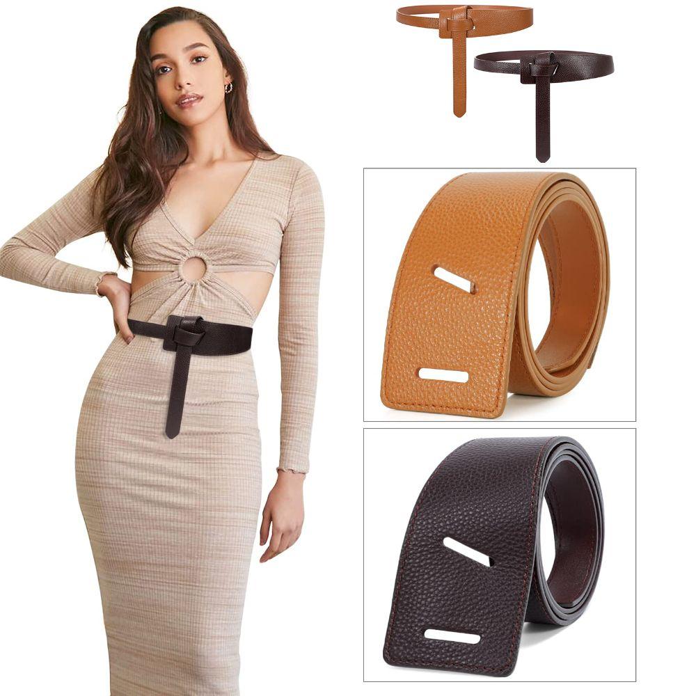 Wide Designer Belts Pu Leather Cummerbunds High Quality Dress Belt  Women