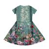 Girl Summer Dress Color & Print Short Sleeve Dress With Pocket Casual Dress Shorts Sleeve Party Dress Easter Day