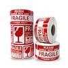 Bilingual Fragile Warning Stickers - "Handle with Care, Do Not Drop, Put Down Lightly"