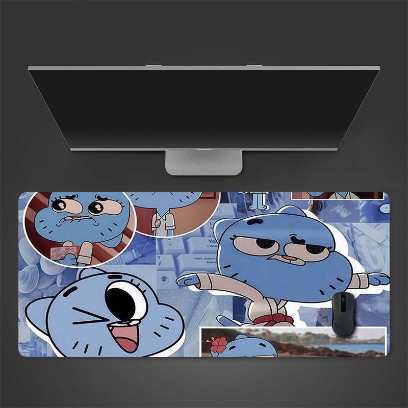 Nicole Watterson Mouse Pad, Large Gaming Desk Mat, Non-slip XXL Mousepad for Laptop & Tablet, Mini PC Playmat with Stitched Edges