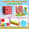 Magnetic Building Blocks 60-160PCS Magnet Cube Set for Boy Girl Kid Age 3+ DIY Model Children Stem STEM Sensory Toy Gift