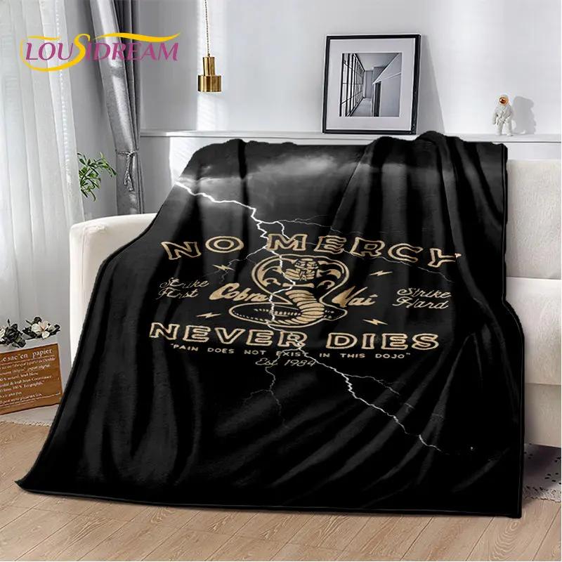 Cobra Kai Amanda TV Karate Morbida Coperta di Peluche, Coperta in Flanella Coperta Plaid per Soggiorno Camera da Letto Letto Divano Coperta da Picnic Bambini