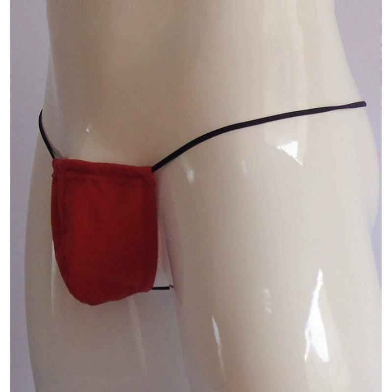 U-Convex Cotton Men's Low-Rise Single-Button Thong - Stylish Choice for Men
