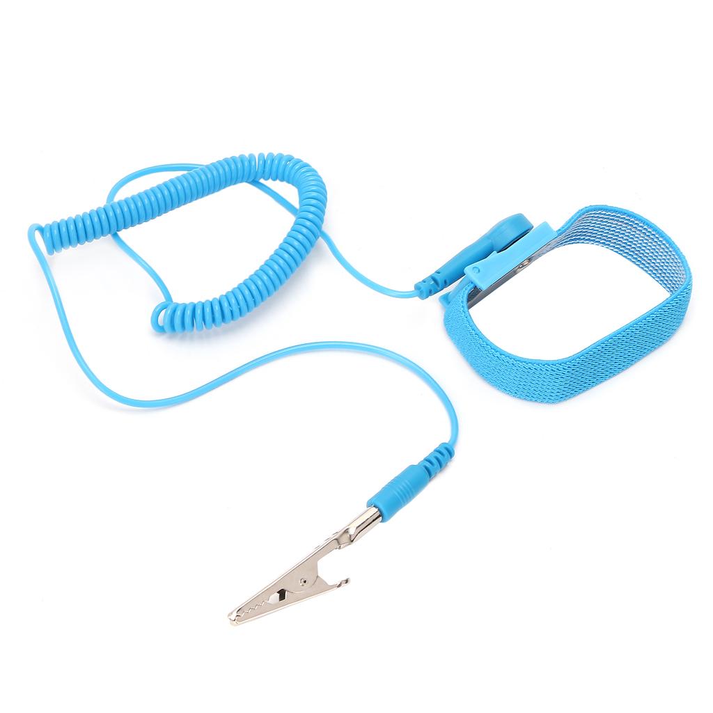 Anti Static ESD Wrist Strap Blue Safe Static Release Antistatic Bracelet with Cord
