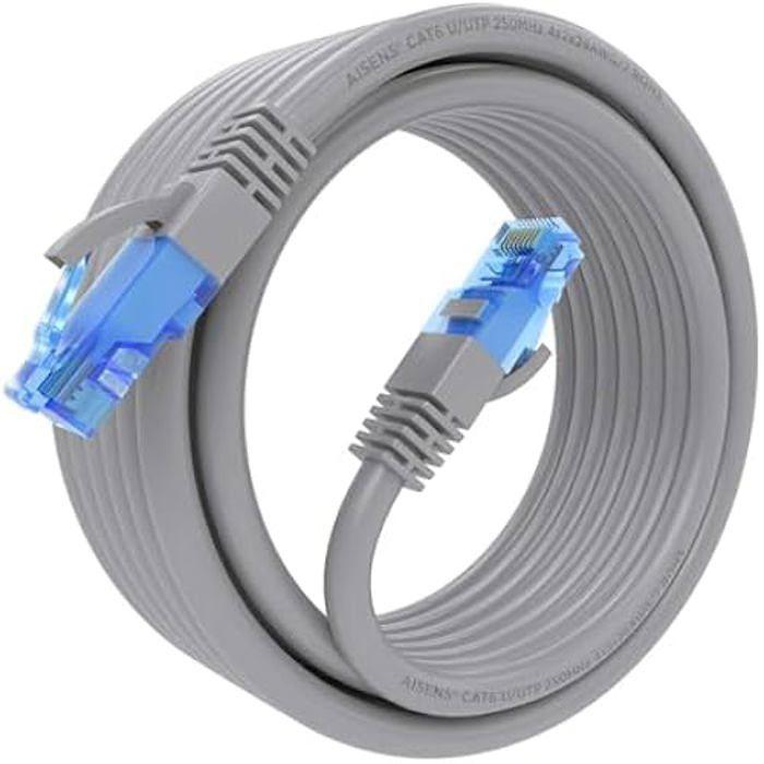 Câble réseau utp - aisens - catégorie 6 - couleur gris - dimensions 14x14x3 cm - référence s7839769