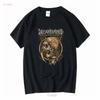 Decapitated Post Organic Black T Shirt New Official Vintage Washed Casual Fashion Stretched Slightly Comfortable Breathable