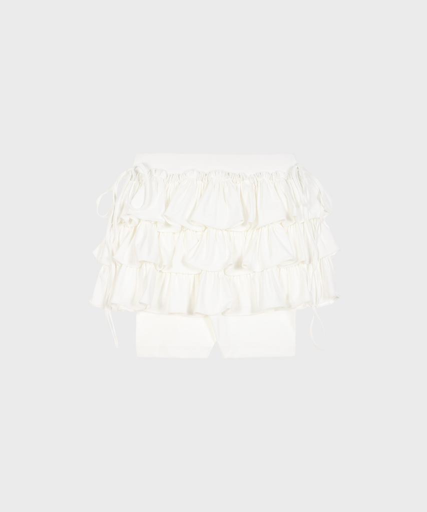 Alkialka Ballet Layered Skort (Ivory)