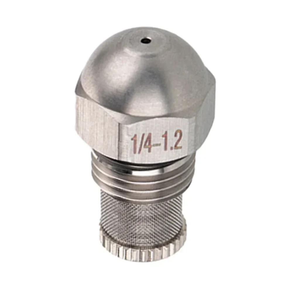 1/4BSPT Mist Nozzle 0.3-1.5mm Orifice Stainless Steel Fine Atomizing Spray Anti-drip Water Mist Nozzle For Cooling Humidificatio