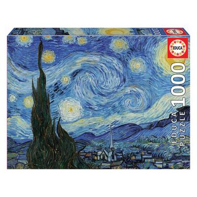 1000 Piece Puzzle : The Starry Night, Vincent Van Gogh