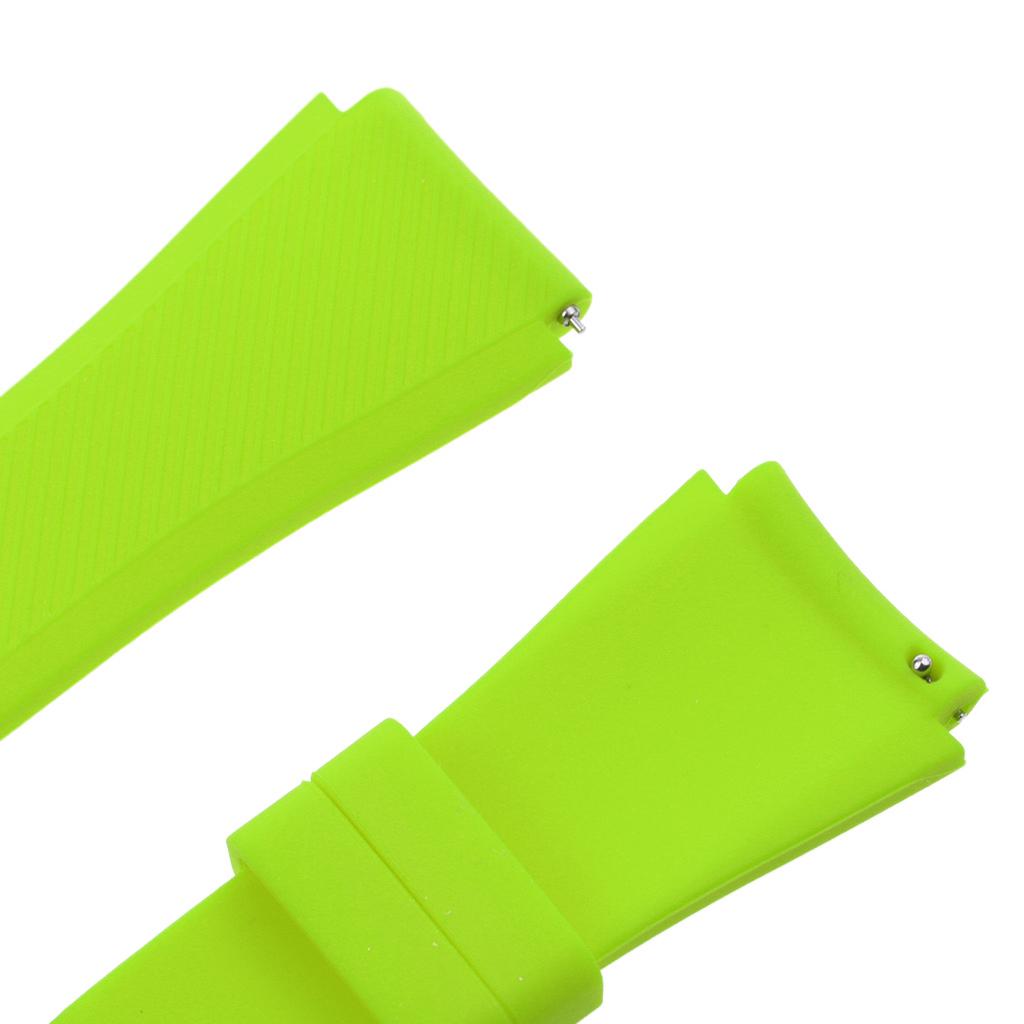 Wrist Strap Silicone Watchband For Samsung Gear S3 Classic Fluorescent green