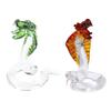 Exquisites Crystal King Snake Sculpture Snake Statue Enhancing Living Room or Office Aesthetic Appeal Home Decors