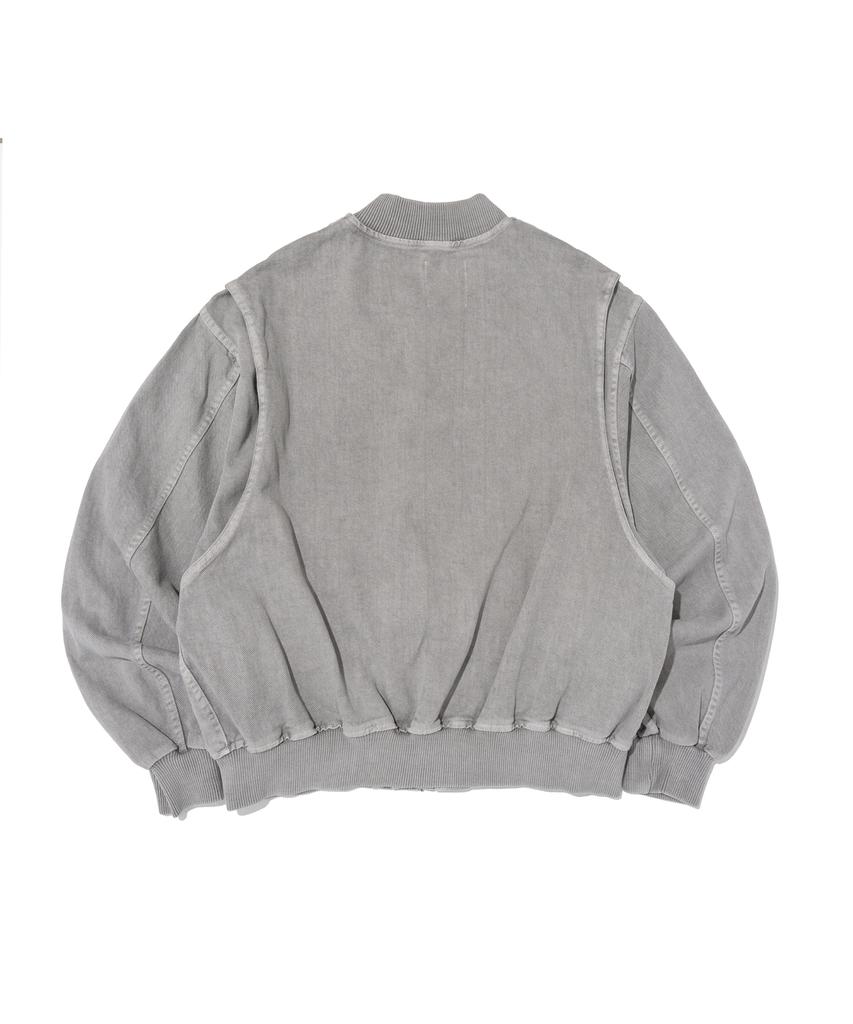 Cargobros Pigment Washed Blouson Jacket (Grey)