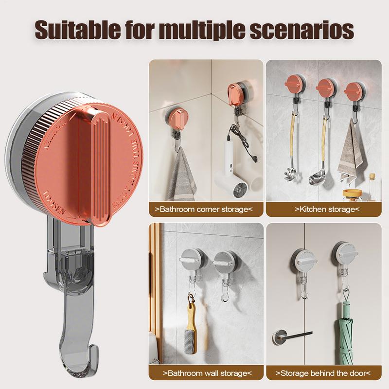 Suction Cup Hooks Suction Cup Hooks For Shower Heavy Duty Removable Holder No Damage Towel Hanger For Tile Mirror Kitchen