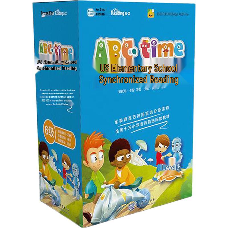 Xueersi ABCtime RAZ English Graded Reading Books Level 6, Grades 3-4 (45 Books)