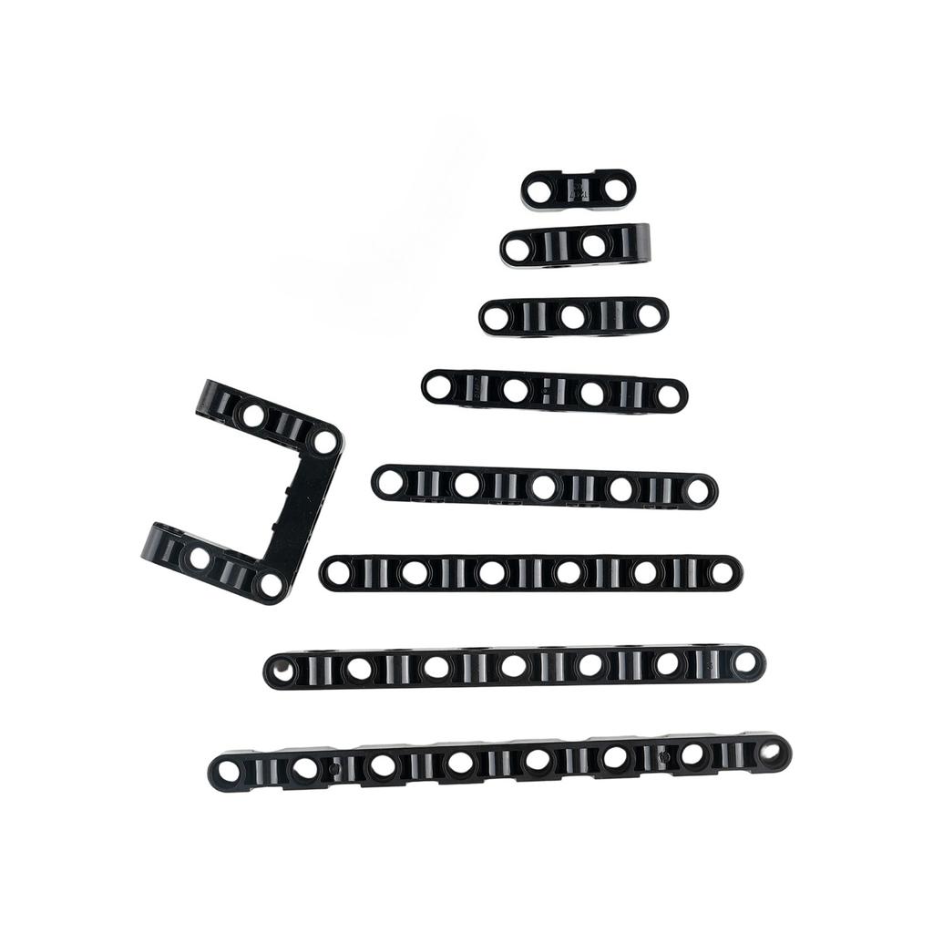 20PCS 2391 73507 71710 Steering Beam Liftarm Thick Technology Building Blocks Parts 1x4 1x9 With Hole MOC Bricks Toys Accessory