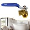 Robinet Sferic cu 3 Căi de 1 Inch Robinet Sferic Robinet Sferic din Cupru Pentru Apă Ulei Gaz