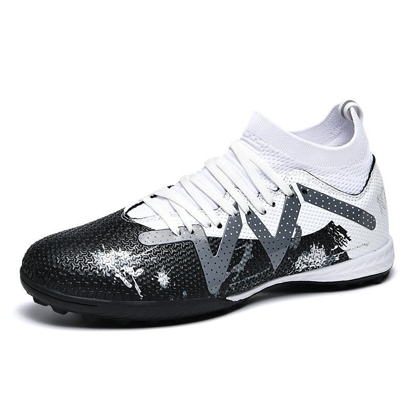 2025 New Neymar Avocado Graffiti Color Scheme Boys and Girls Youth Tendon Sole Football Shoes