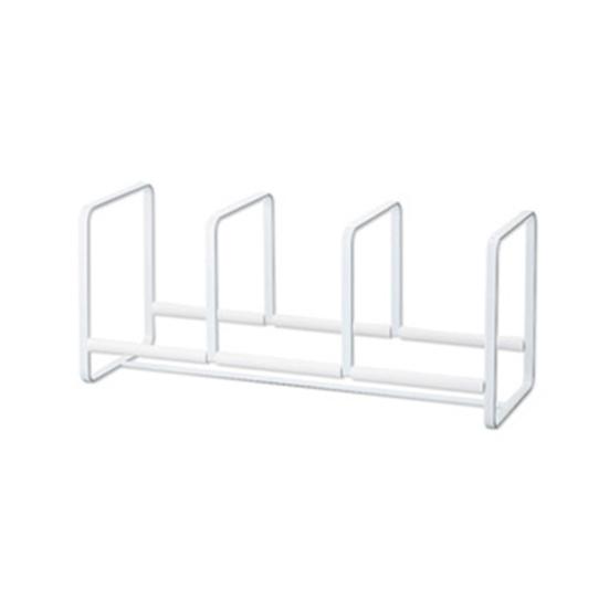 Kitchen Countertop Dish Storage Rack Heavy Duty Carbon Steel Plate Pan Pot Lid Drying Rack Multifunctional Vinyl Record Organizer Holder