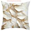 2D Flat Printed Leaf Pattern Cushion Covers for Home Decor Polyester Pillowcase, Sofa Decorative Cushion Cov Headboard Pillow