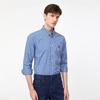 Goldlion Men's Plaid Long Sleeve 100% Cotton Shirt