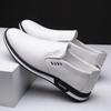 Fashion White Elegant Oxford Shoes for Mens Shoes Plus Size Men Formal Shoes Male Wedding Dress Loafers Slip On Masculino Shoes