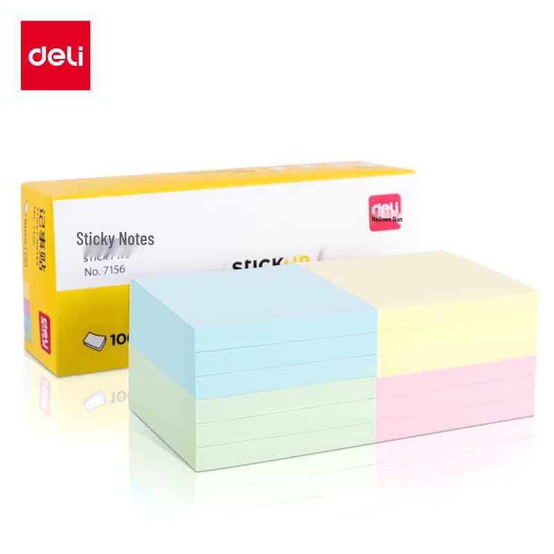 Deli 7156 Square Sticky Notes