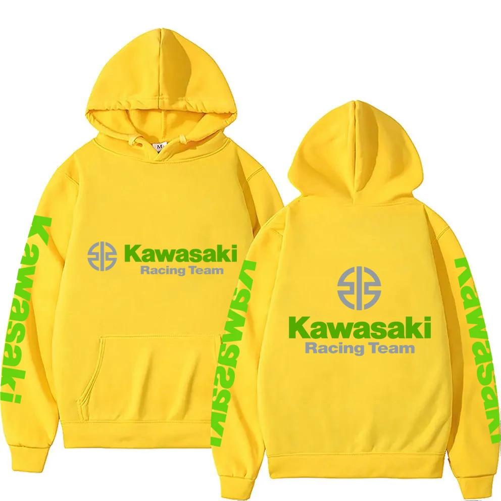 2025 Vysoce kvalitní bavlněná mikina s kapucí Kawasaki Knight Sportswear Outdoorové sporty Denní dojíždění Móda