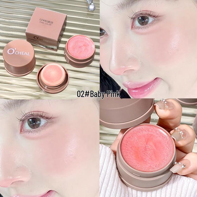 OCHEAL Luminous Cream Blush: Long-Lasting, Multi-Use Contour for Younger, Brighter Skin and Crease-Resistant Finish.