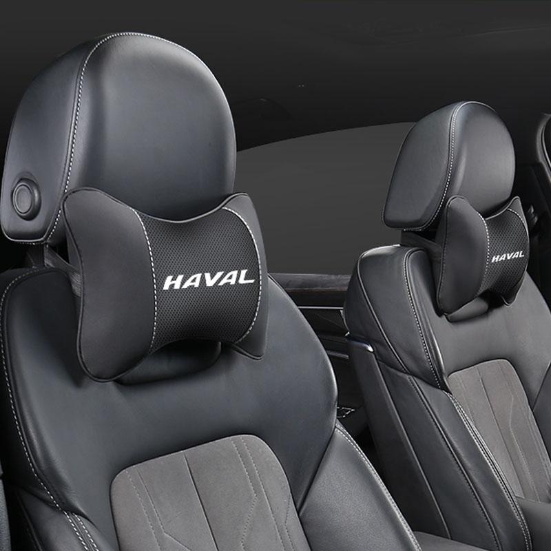1Pcs Car Seat Headrest Auto Logo Neck Pillow For Great Wall Haval H1 H2S M6 H3 H4 H5 H6 H7 H8 F5 F7X H2 F7 H9 H6-Coupe
