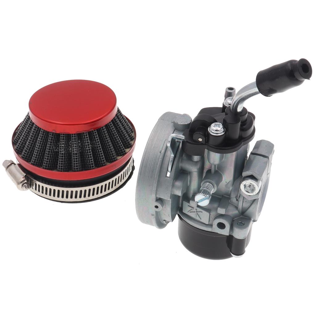 19mm Racing Carburetor with 58mm Air Filter for 2 Stroke Motorized DIrt Pit Pocket Bike 49cc 66cc 70cc 80cc