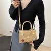 New Summer Fashion Retro Handheld Crossbody Bag Fashion Trendy Large Capacity Shoulder Bag Simple Small Square Bag