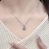 Women Light Luxury Water Drop Pendant Clavicle Necklace For Ladies