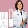 Rechargeable Oral Irrigator Portable Dental Irrigator Water Flosser 3 Models 4 Jet Nozzles Water Teeth Pick Flosser Water Jet