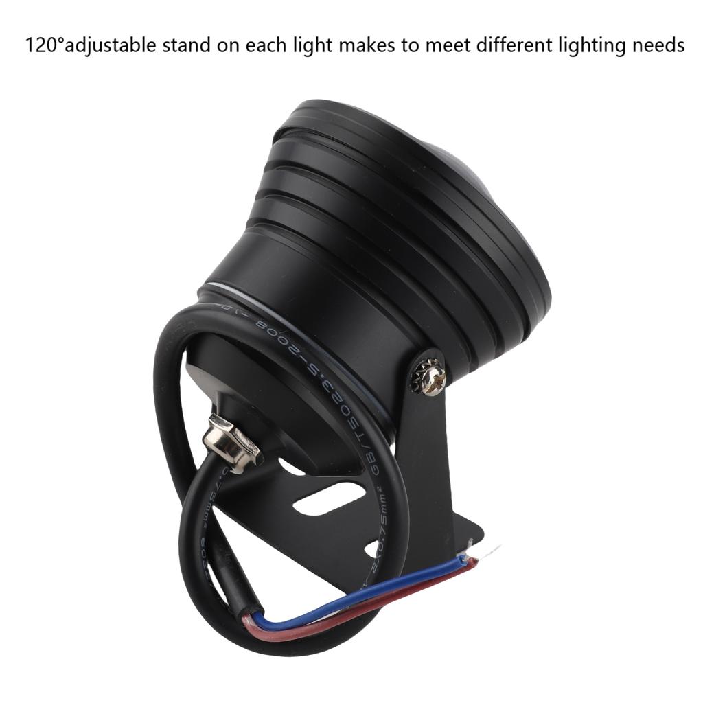 12V 10W RGB LED bodové světlo do akvária pro akvarijní nádrž bazén zahradu pod vodou