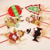 Christmas New Waddle Wooden Small Gift Activity Gift Christmas Decorations Small Display Tag Inserts
