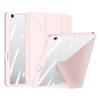 Case for iPad 10.2 (2021) - TPU+PC+Leather/PU, Pink, Scratch-resistant
