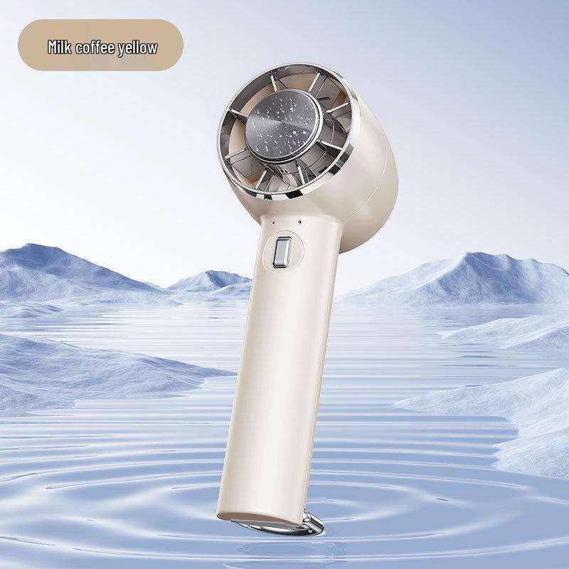 Portable USB-Charging Handheld Ice Pack Fan for Travel, Desktop, and Outdoor Use