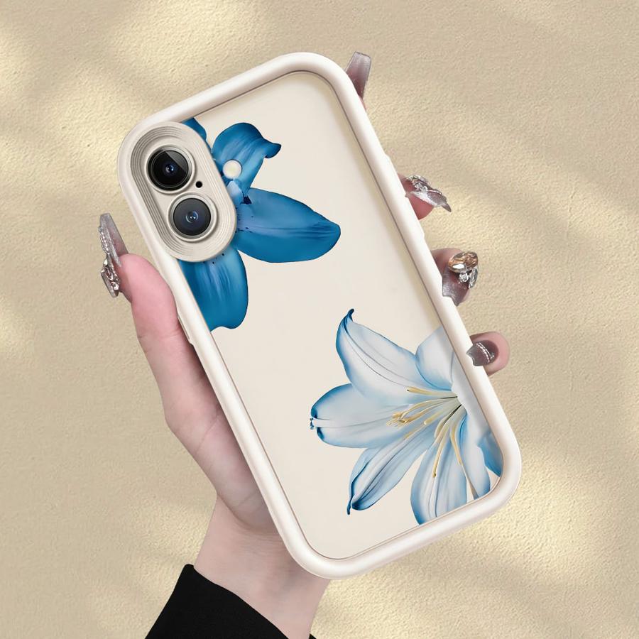 Case for iPhone 17 Pro Max 12 Pro 15 Plus Air 16 14 13 11 Phone Cover Cartoon Flower Pattern