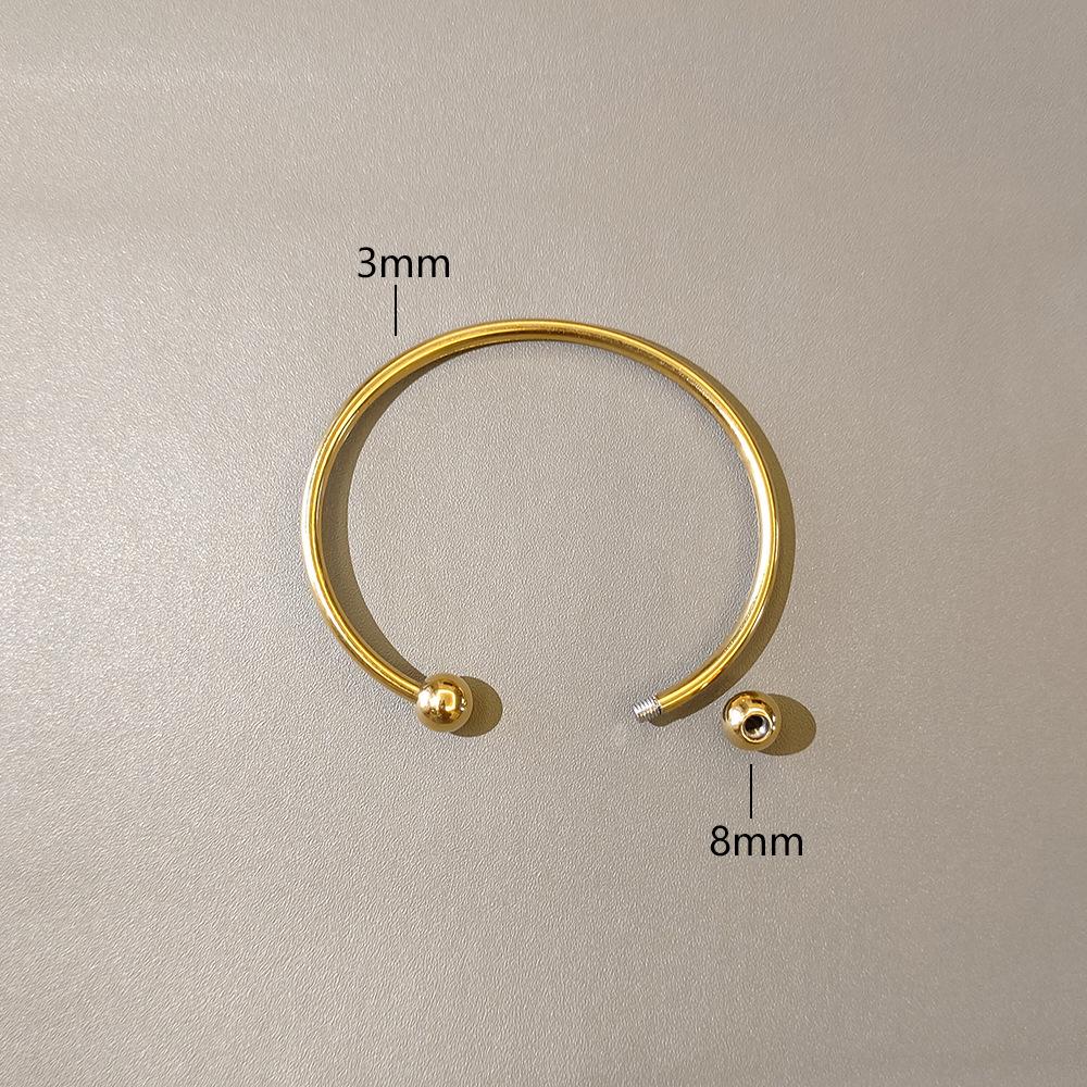 Women’s Titanium Steel Waterproof Beaded Elastic Bracelet