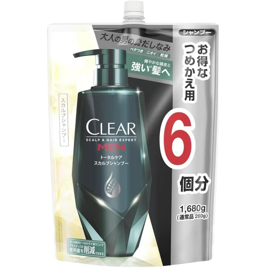 

Сменный блок шампуня Clear For Men 1680 г Уход за кожей головы для мужчин