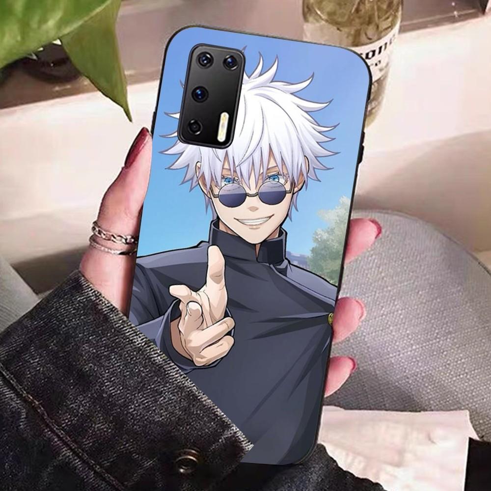 Cartoon Gojo Satoru Charaktere Handyhülle Für Huawei P 8 9 10 20 30 40 50 Pro Lite Psmart Honor 10 Lite 70 Mate 20lite