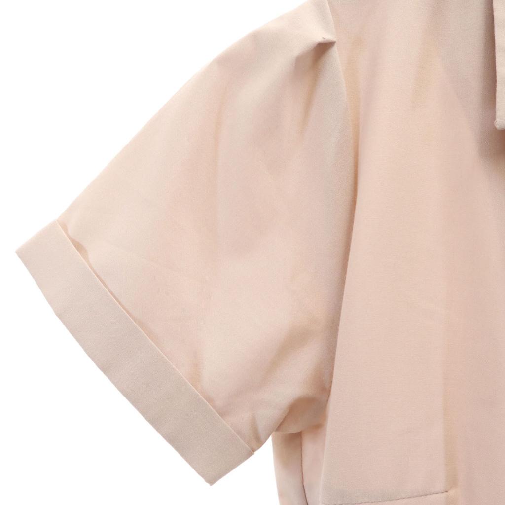 an another angelus Short sleeve Open color Long dress F Beige Women Used