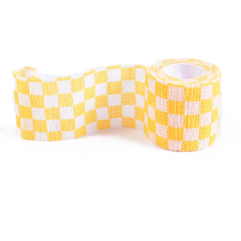 1Pc Racket Handle Bandage Non-slip Finger Protection Bandage Pet Tattoo Self-adhesive Elastic Protective Bandage